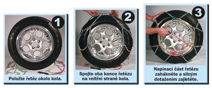 Sněhové řetězy Compass X40 195/55 R13