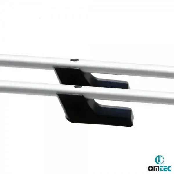 Podélné nosiče stříbrné Nissan Primastar, r.v. 2003-2014 - krátká verze L1