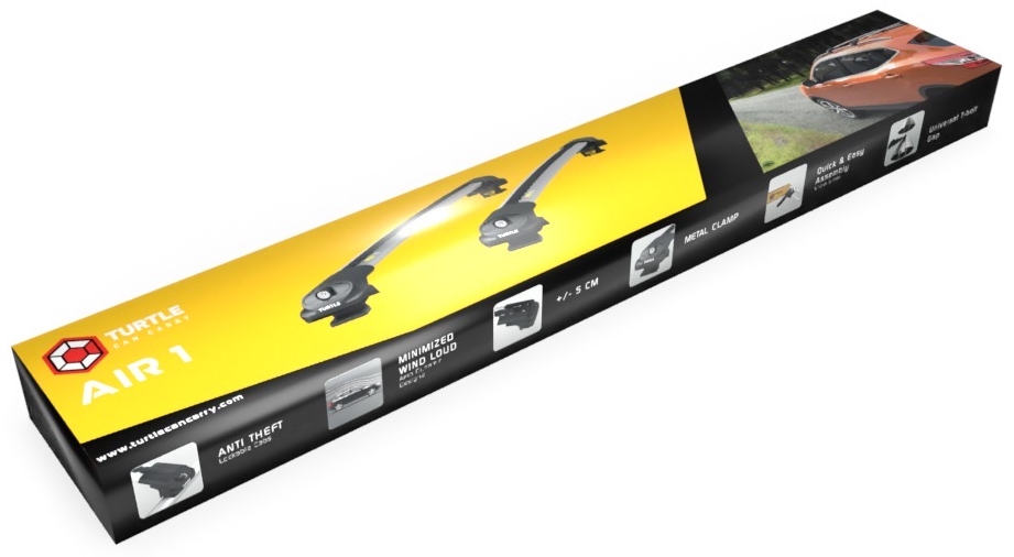 Příčníky TURTLE AIR-1 stříbrné