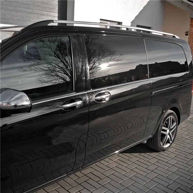 Podélné nosiče stříbrné Mercedes V-klasse (W447), r.v. 2015+ - střední verze L2
