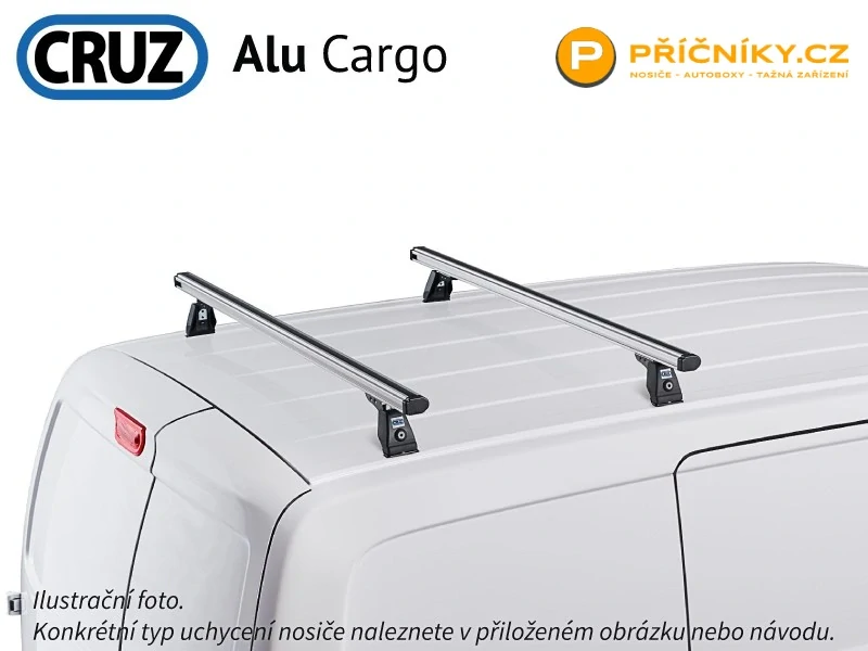 Střešní nosiče CRUZ Cargo PROFI ALU 2 nosníky