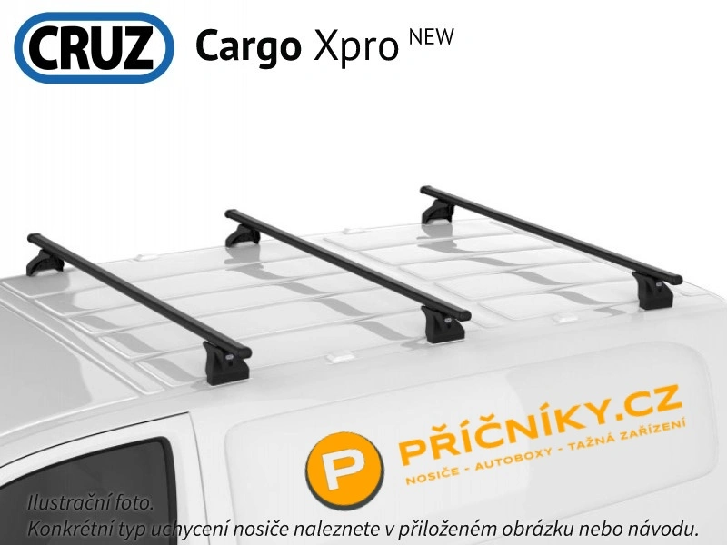 Střešní nosiče CRUZ Cargo Xpro 3 nosníky