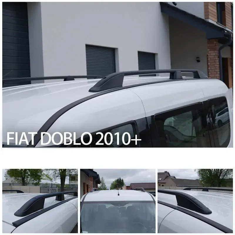 Podélné nosiče černé Fiat Doblo II, r.v. 2010-2022