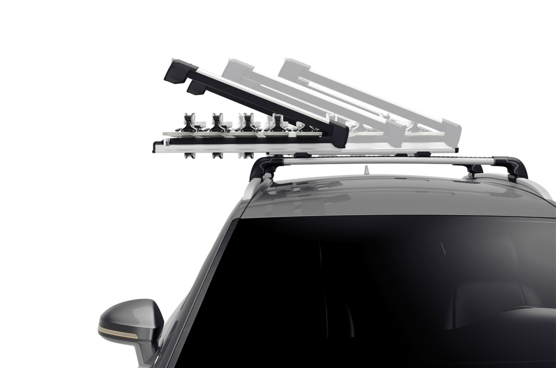 Nosič lyží THULE SnowPack Extender Silver