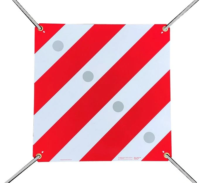 Reflexní tabule oboustranná (EU+Španělsko) pro označení nosičů kol