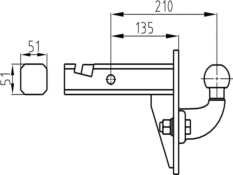 Adaptér US tažného zařízení AH-5