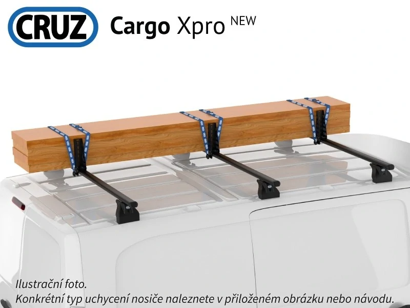 Střešní nosiče CRUZ Cargo Xpro 3 nosníky