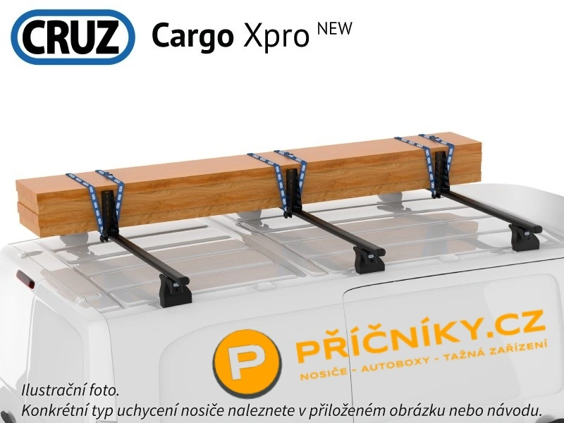 Střešní nosiče CRUZ Cargo Xpro 2 nosníky