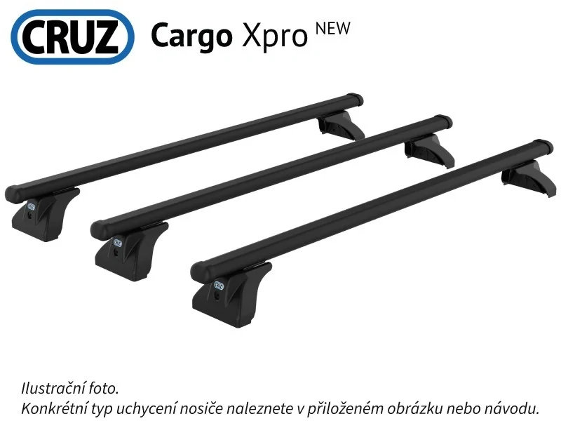 Střešní nosiče CRUZ Cargo Xpro 3 nosníky