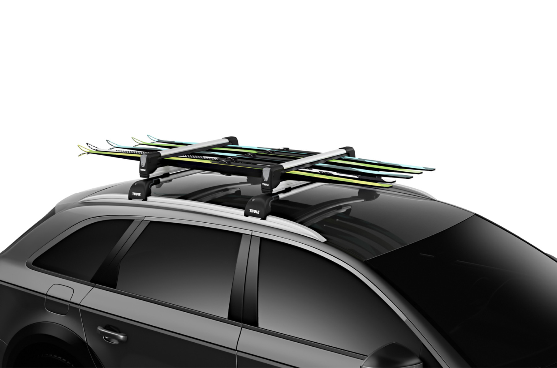 Nosič lyží THULE SnowPack Extender Silver