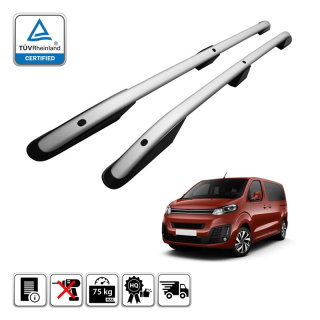 Podélné nosiče stříbrné Toyota Proace - verze Compact , r.v. 2016+
