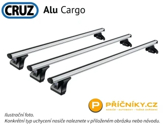 Střešní nosiče CRUZ Cargo PROFI ALU 3 nosníky