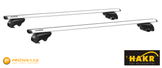 Příčné nosiče HAKR ALU Wing Profile silver