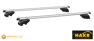Příčné nosiče HAKR ALU Wing Profile silver