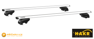 Příčné nosiče HAKR ALU Wing Profile silver