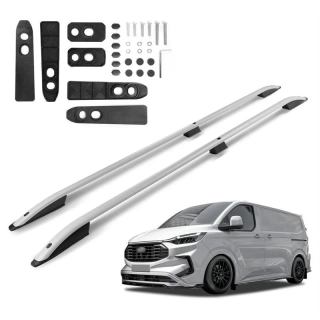 Podélné nosiče stříbrné VW Caravelle T7, r.v. 2024+ - dlouhá verze L2