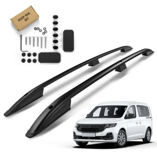 Podélné nosiče černé Ford Transit Connect, r.v. 2022+