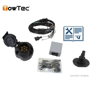 Typová elektroinstalace TowTec k tažnému zařízení 7 pin