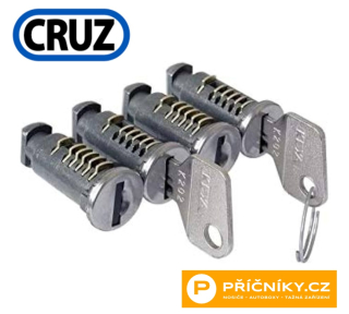 Sada zámků CRUZ - 4 kusy