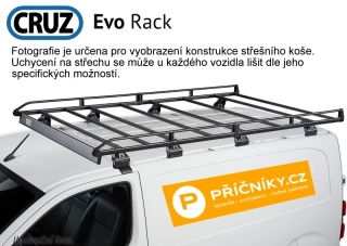 Střešní koš CRUZ EVO Rack 280 × 140 cm