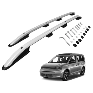 Podélné nosiče stříbrné Volkswagen Caddy MAXI, r.v. 2021+