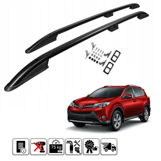 Podélné nosiče černé Toyota RAV4, r.v. 2013-2018