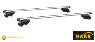 Příčné nosiče HAKR ALU Wing Profile silver